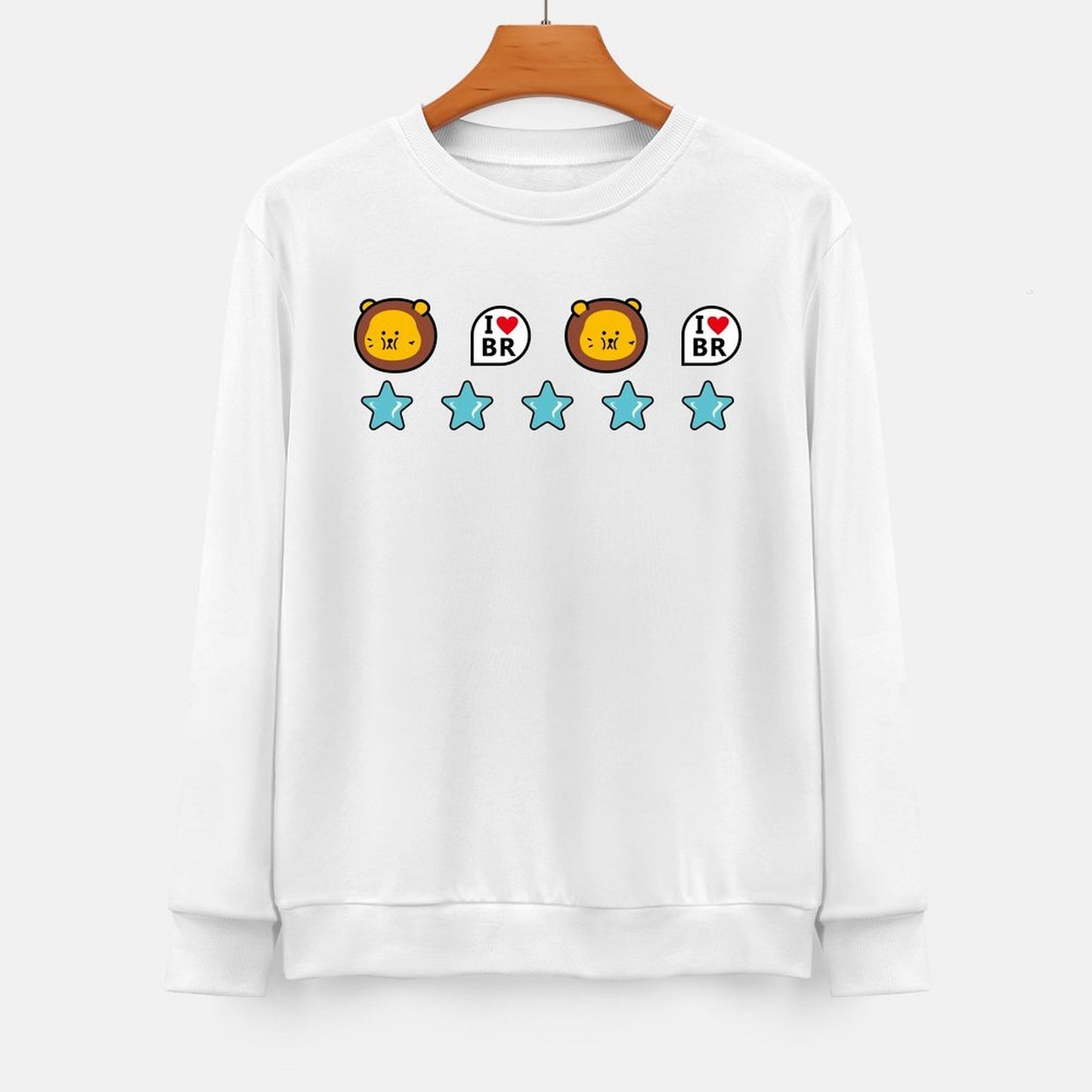 Front Patterned Long Sleeve TopCityStyle Unisex