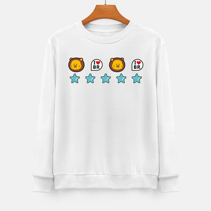 Front Patterned Long Sleeve TopCityStyle Unisex