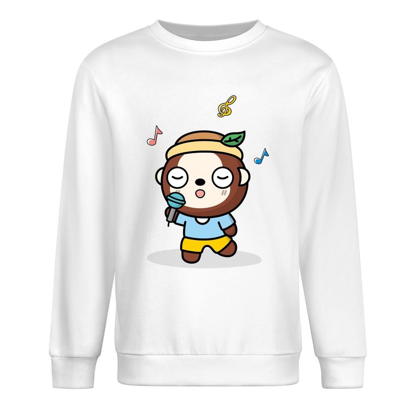 Front Patterned Long Sleeve TopTrueFit Tear-Resistant