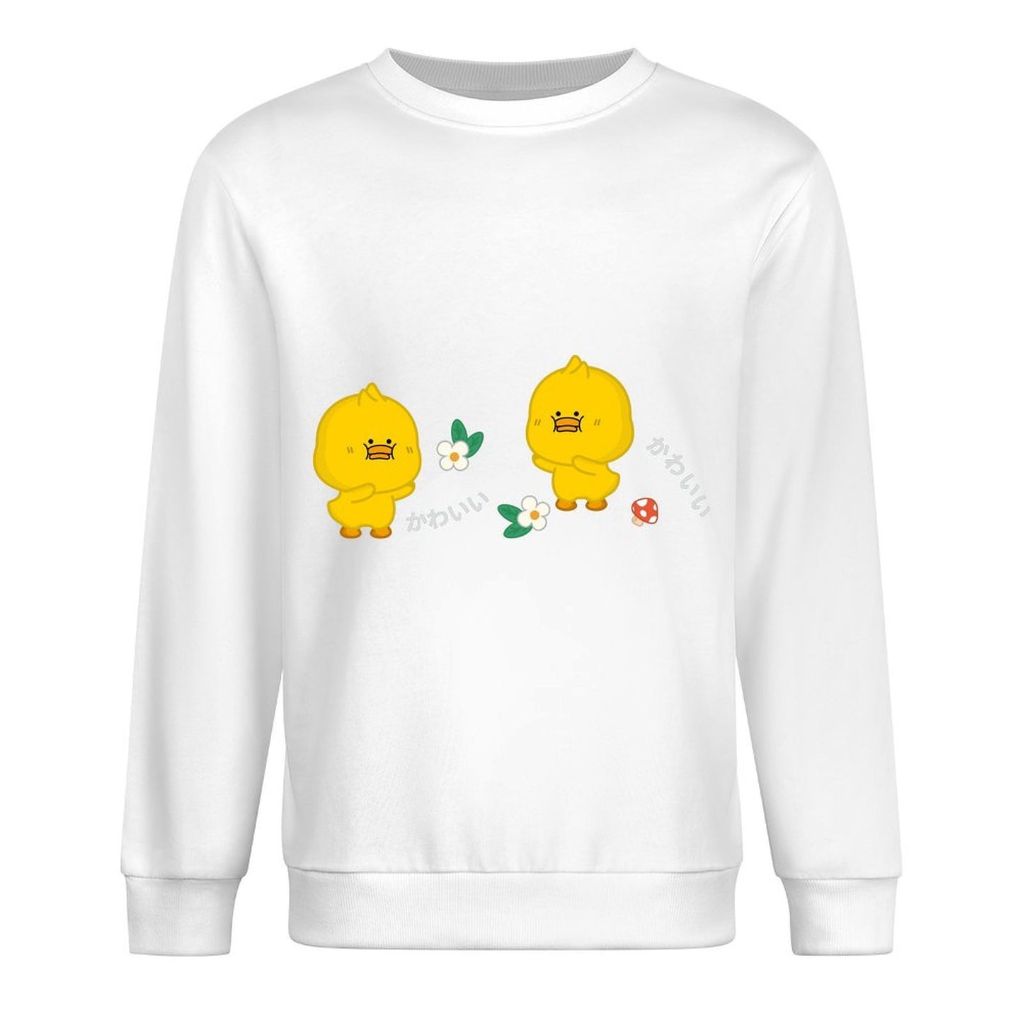 Front Patterned Long Sleeve TopActiveWear BasicSeries