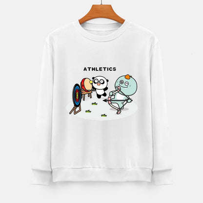 Front Patterned Long Sleeve TopSoftstyle Cotton