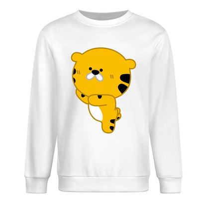 Front Patterned Long Sleeve TopSoft-Touch Crisp Print