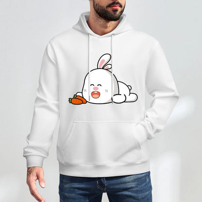 Logo-Ready Easy-Care Front Graphic Hoodies