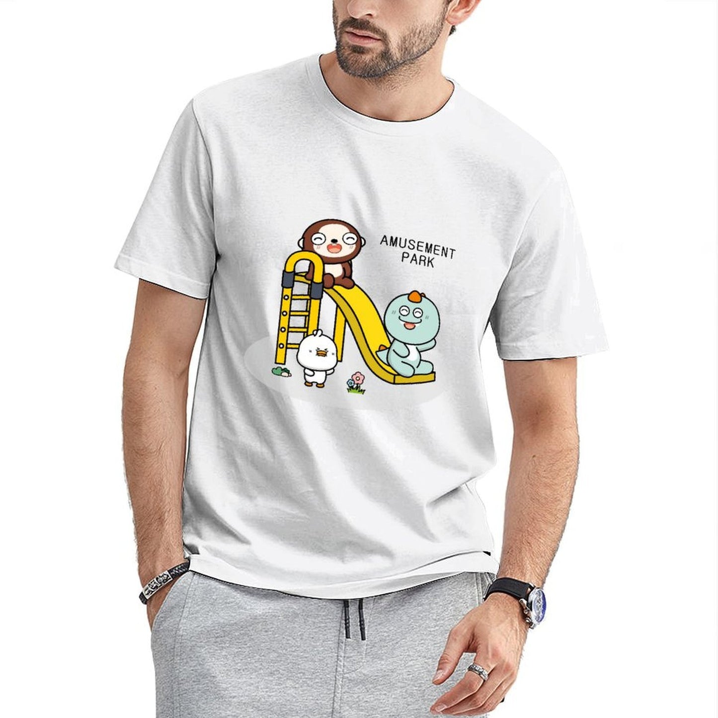 Soft-Touch Logo-Ready Front Graphic T-shirt