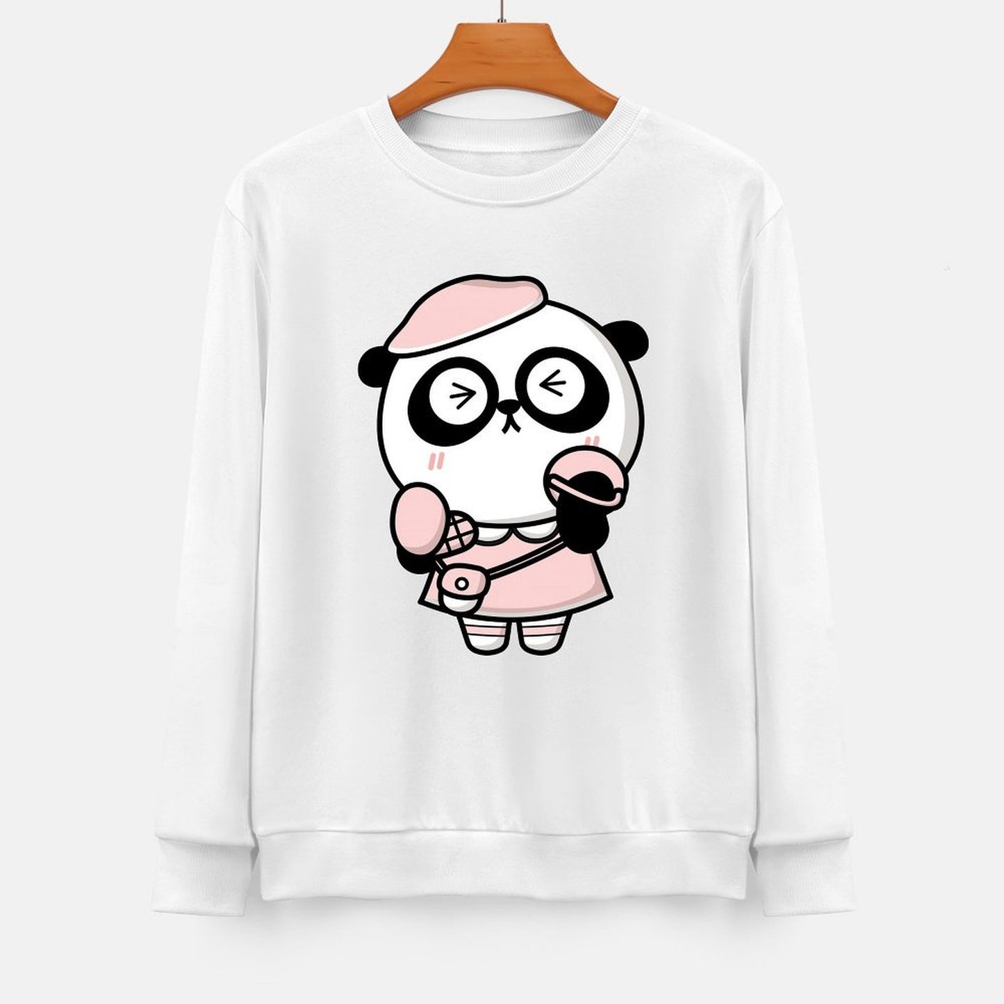 Front Patterned Long Sleeve TopPocket Tee ComfortLine