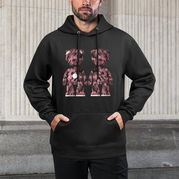 IPIB 250g Hooded Pocket Sweatshirt Front GraphicMen's Hooded  Sweatshirt6000090-1