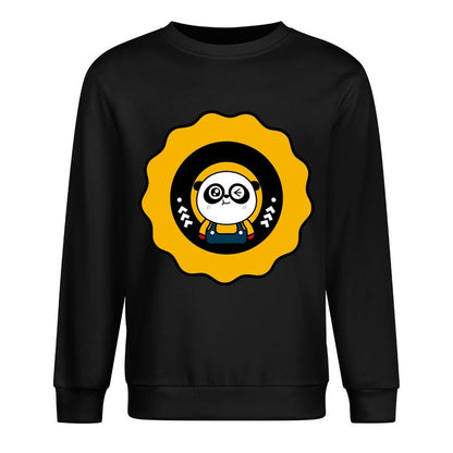 Front Patterned Long Sleeve TopClean Edges High-Quality