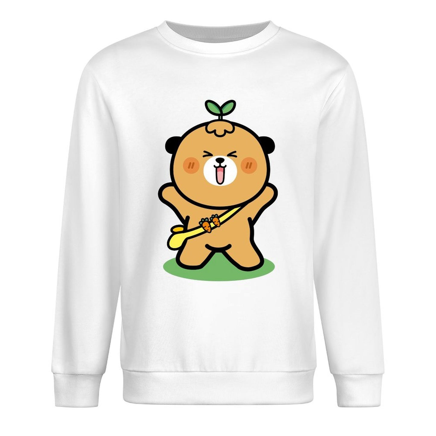 Front Patterned Long Sleeve TopSeamless EasyStyle