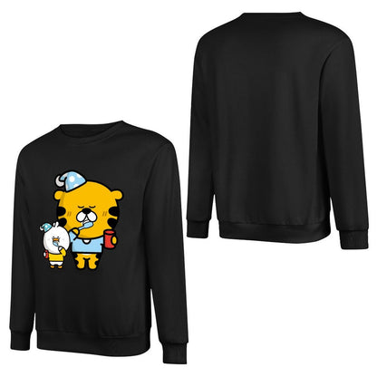Front Patterned Long Sleeve Top Solid EverydayWear