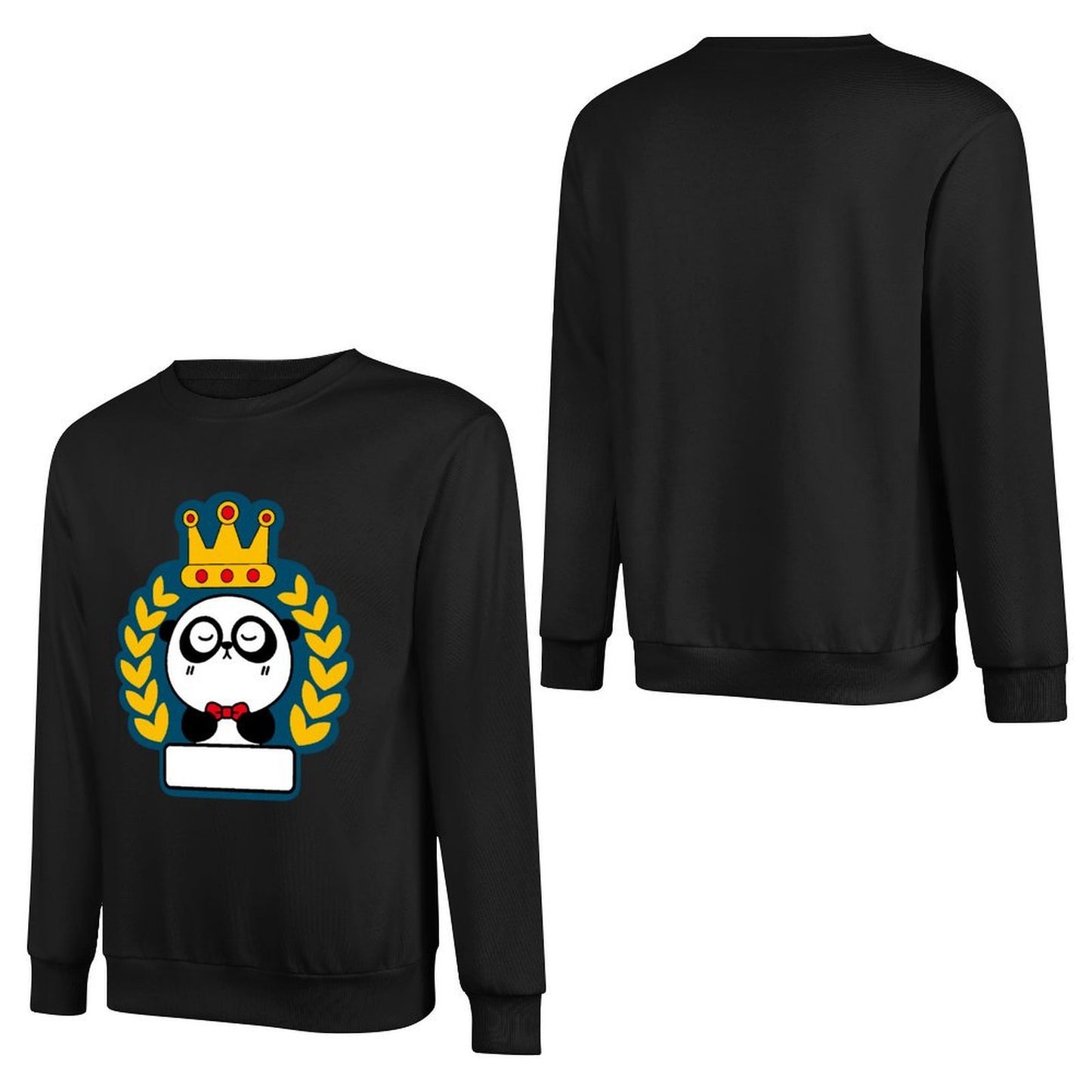 Front Patterned Long Sleeve TopEasy-Care Moisture-Wicking