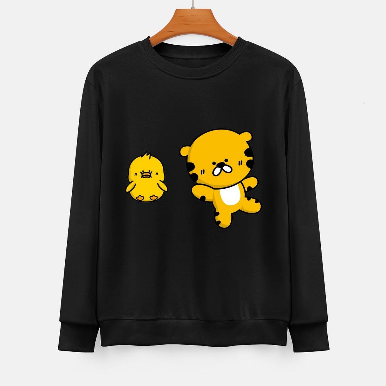  Front Patterned Long Sleeve TopPrinted StreetLine