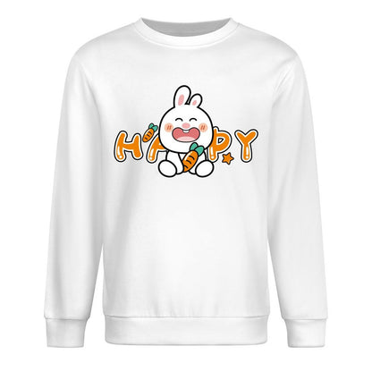 Front Patterned Long Sleeve TopHeavyweight EasyStyle