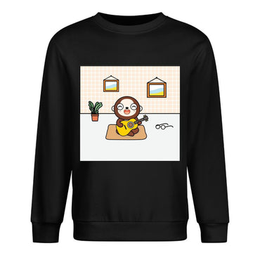 Front Patterned Long Sleeve TopPremium Unisex