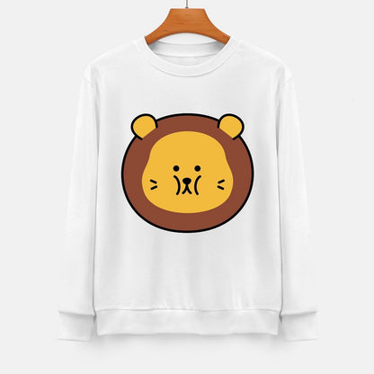 Front Patterned Long Sleeve TopBasicSeries Eco-Conscious