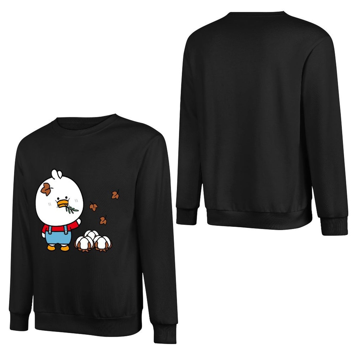 Front Patterned Long Sleeve TopModern Clean