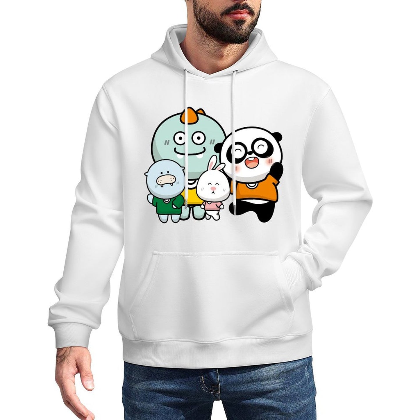 IPBR 250g Hooded Pocket Sweatshirt Front GraphicMen's Hooded  Sweatshirt4001124