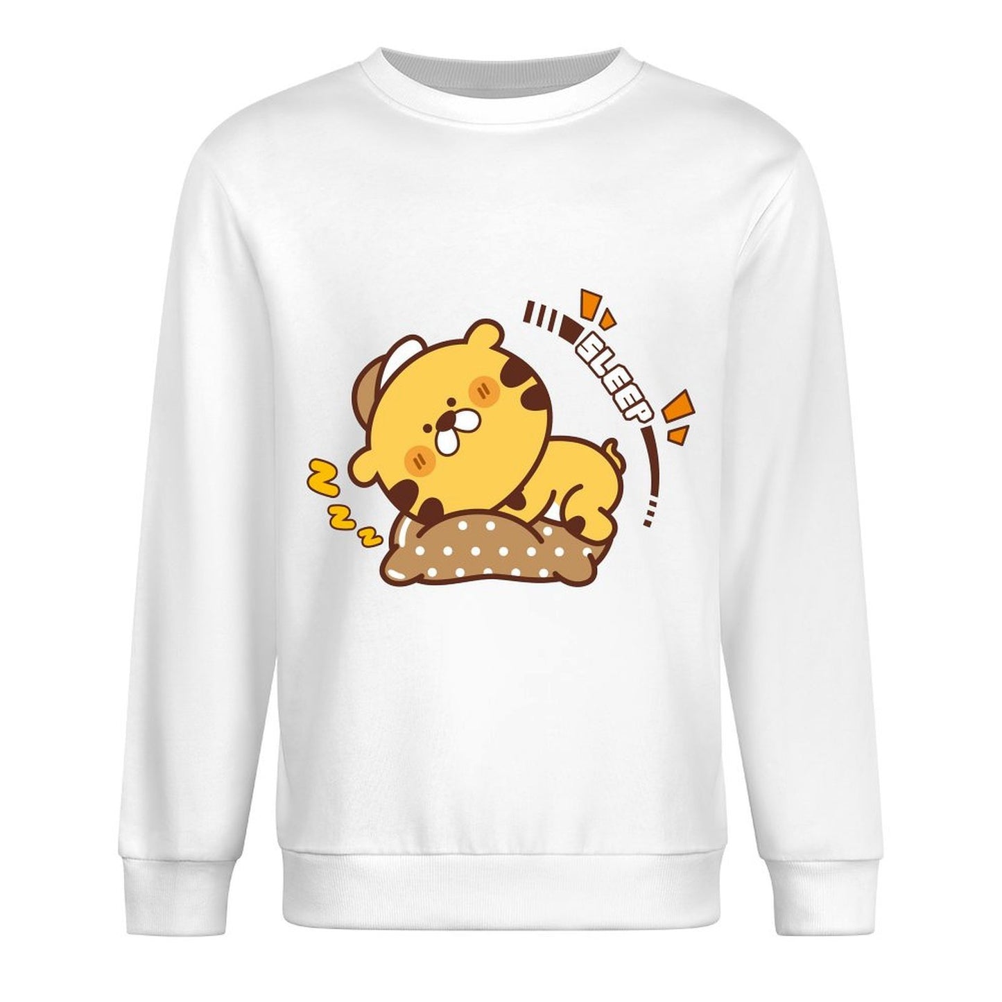 Front Patterned Long Sleeve TopComfortLine Breathable