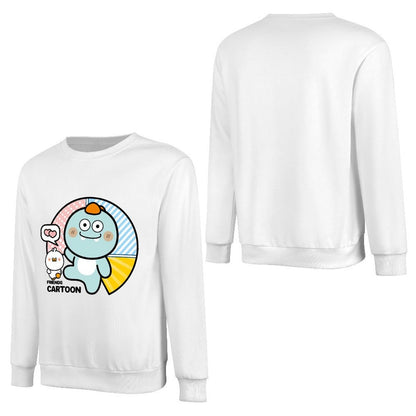 Front Patterned Long Sleeve TopPromotional Fade-Proof