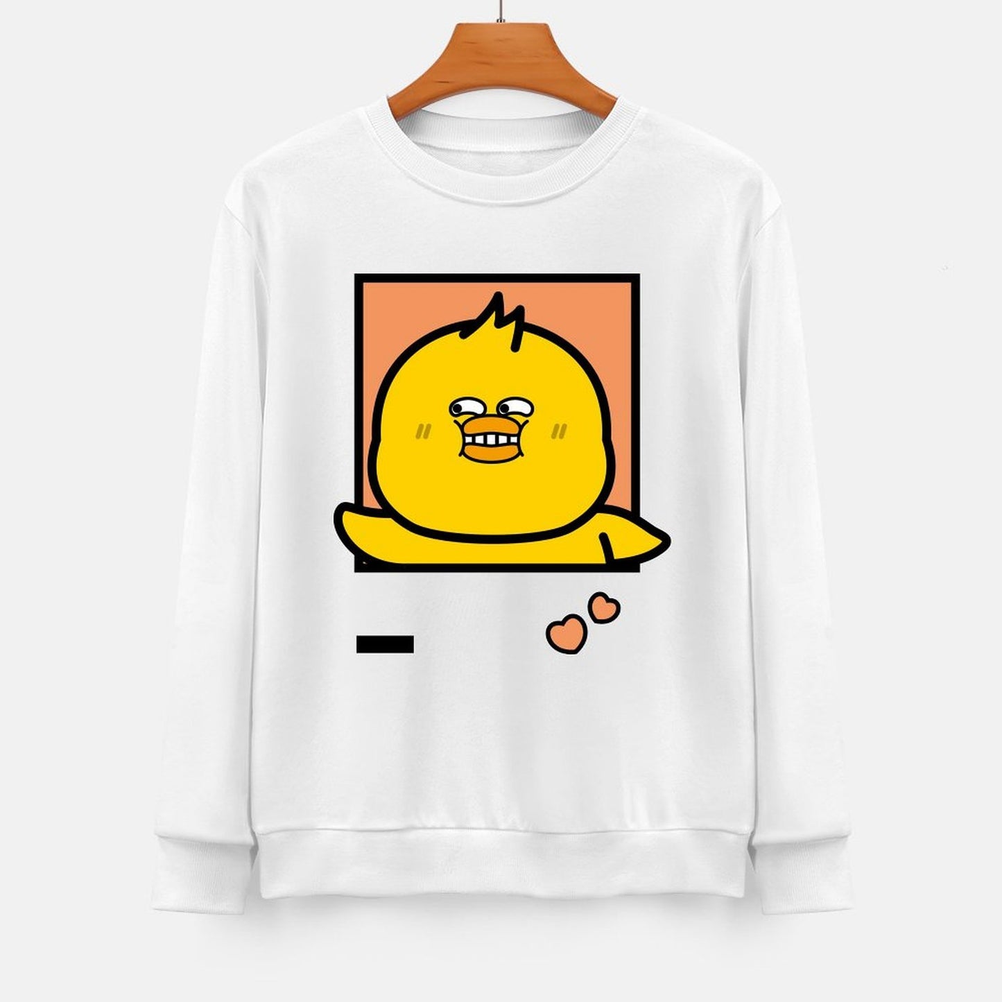 Front Patterned Long Sleeve TopSimple Premium Finish
