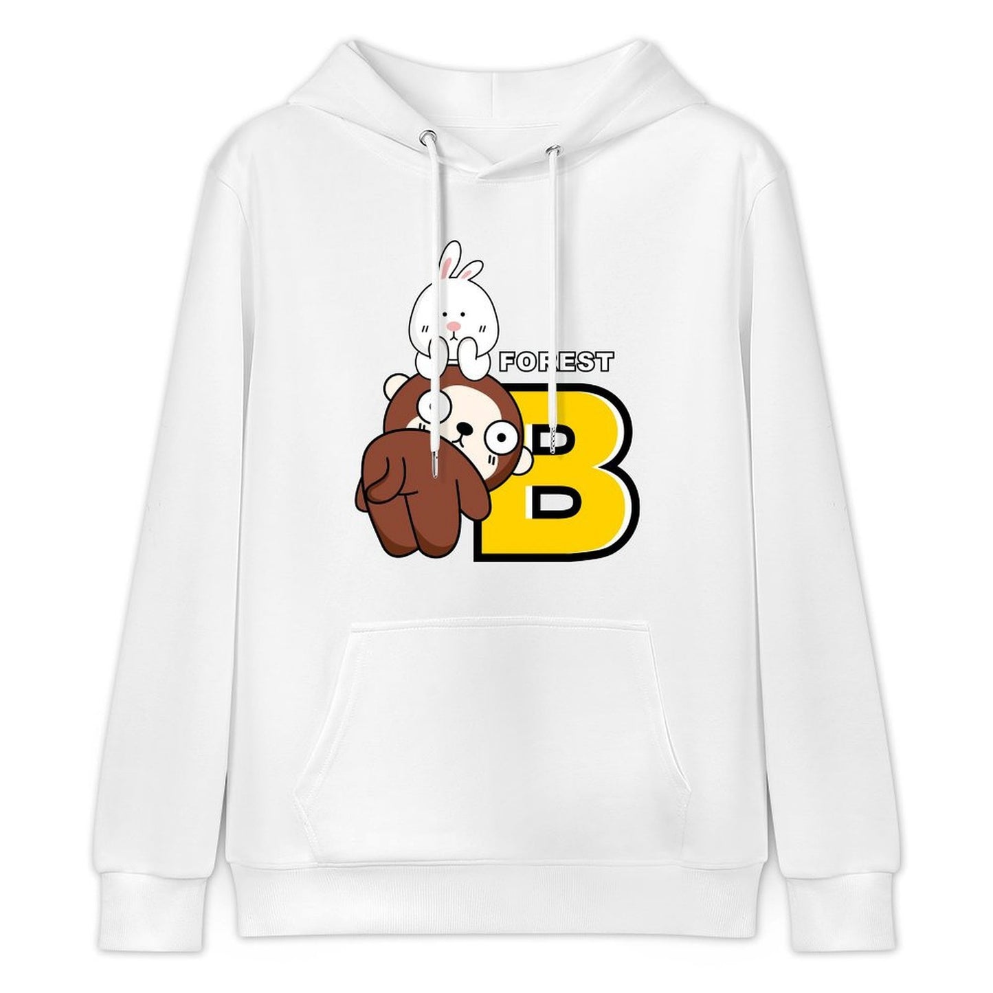 Double-Stitched Lifestyle Front Graphic Hoodies