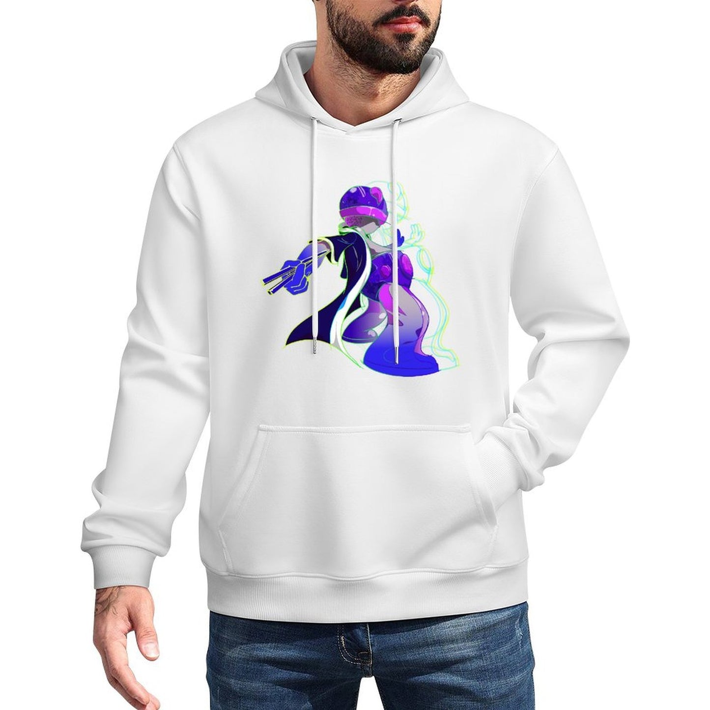 IPIB 250g Hooded Pocket Sweatshirt Front GraphicMen's Hooded  Sweatshirt6000009-3