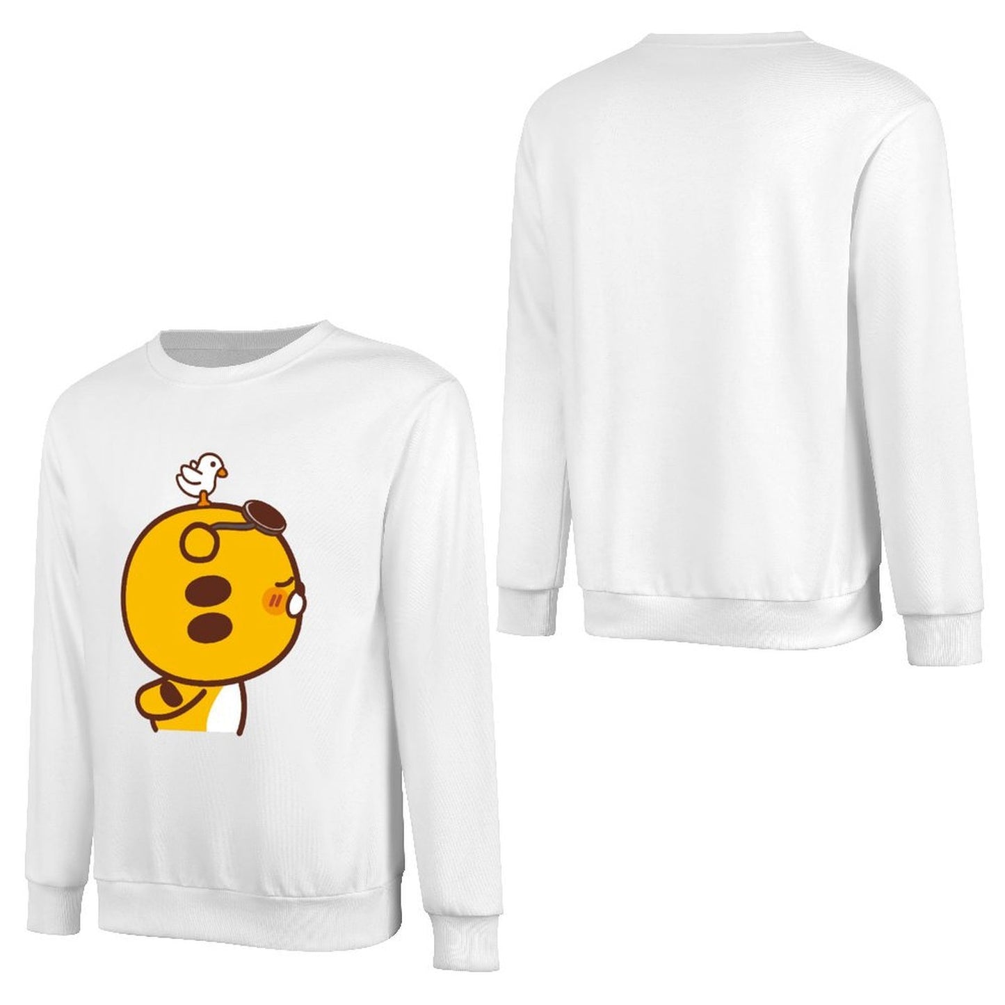 Front Patterned Long Sleeve TopClassicFit RelaxFit