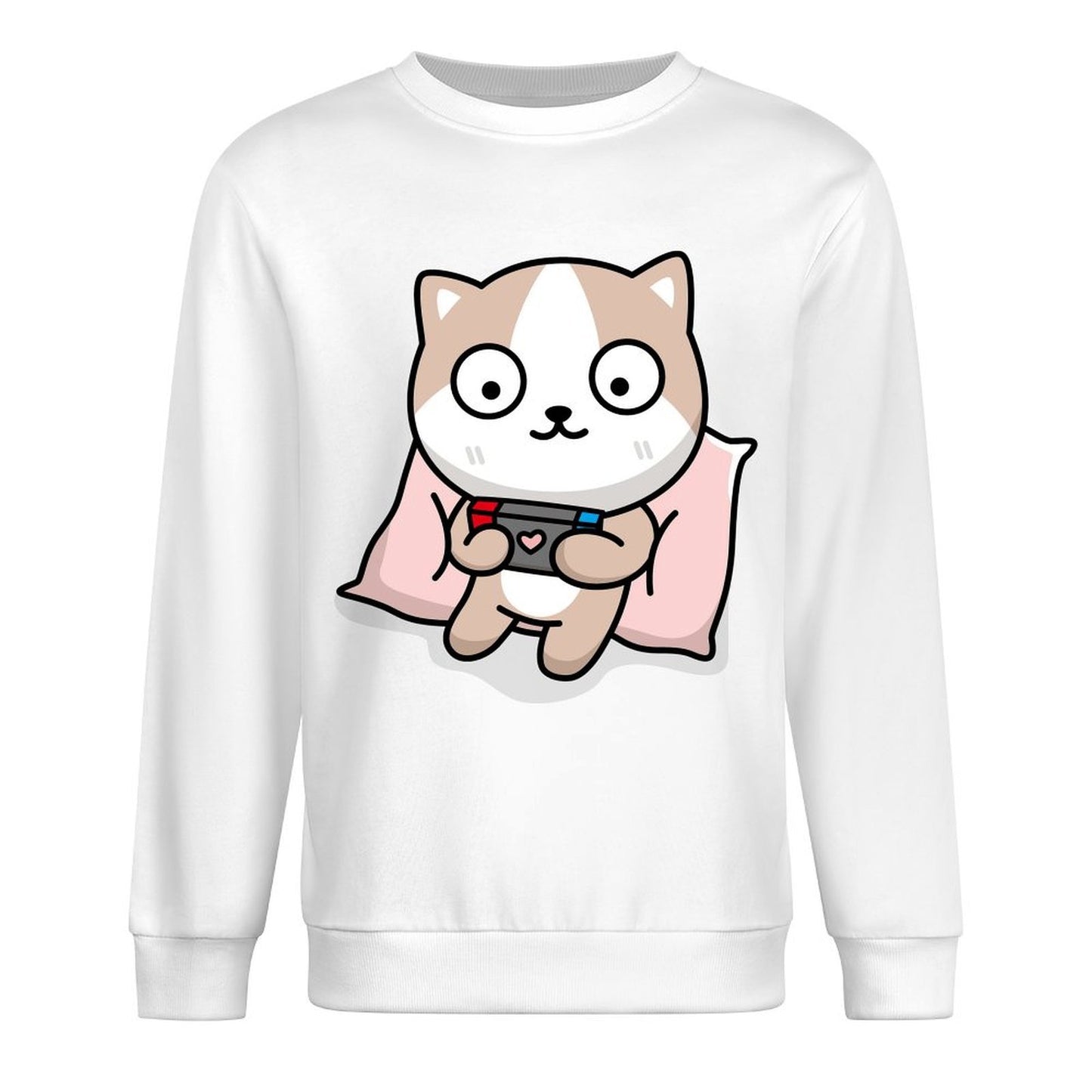 Front Patterned Long Sleeve TopStudio SoftFeel