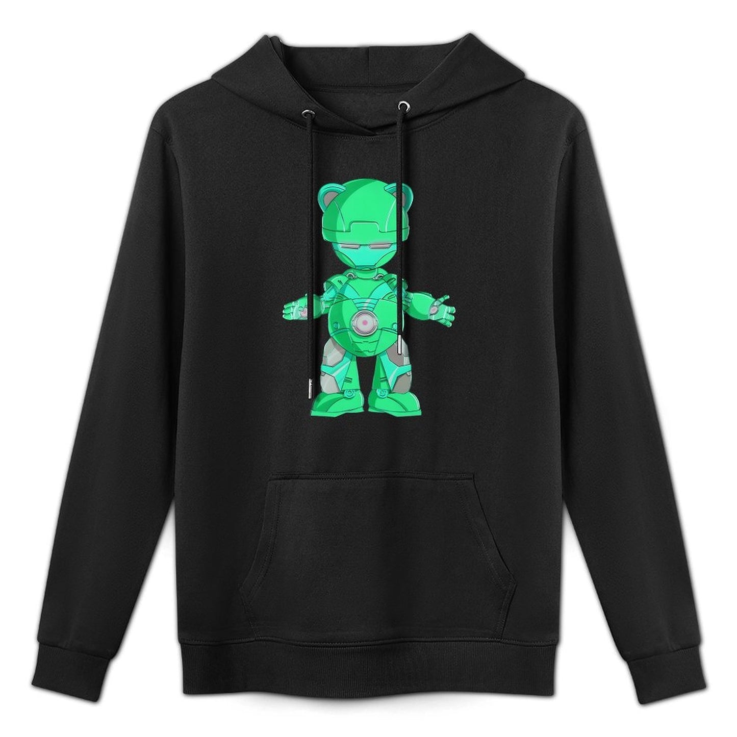 Hoodie Front PatternTear-Resistant Relaxed