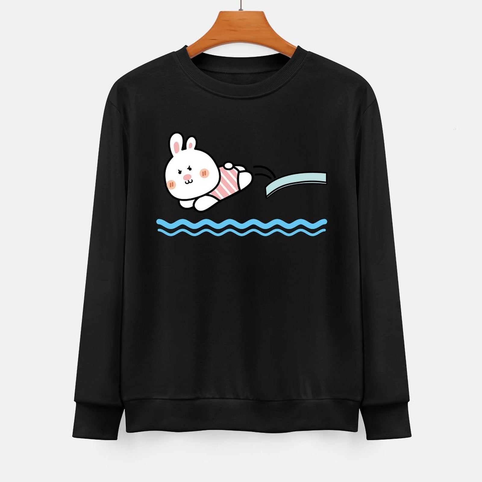  Front Patterned Long Sleeve TopBold Chill