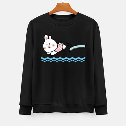  Front Patterned Long Sleeve TopBold Chill