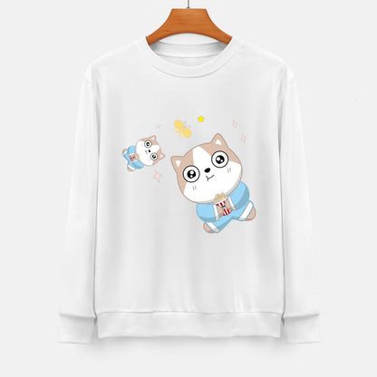 Front Patterned Long Sleeve TopEverydayWear YearRound