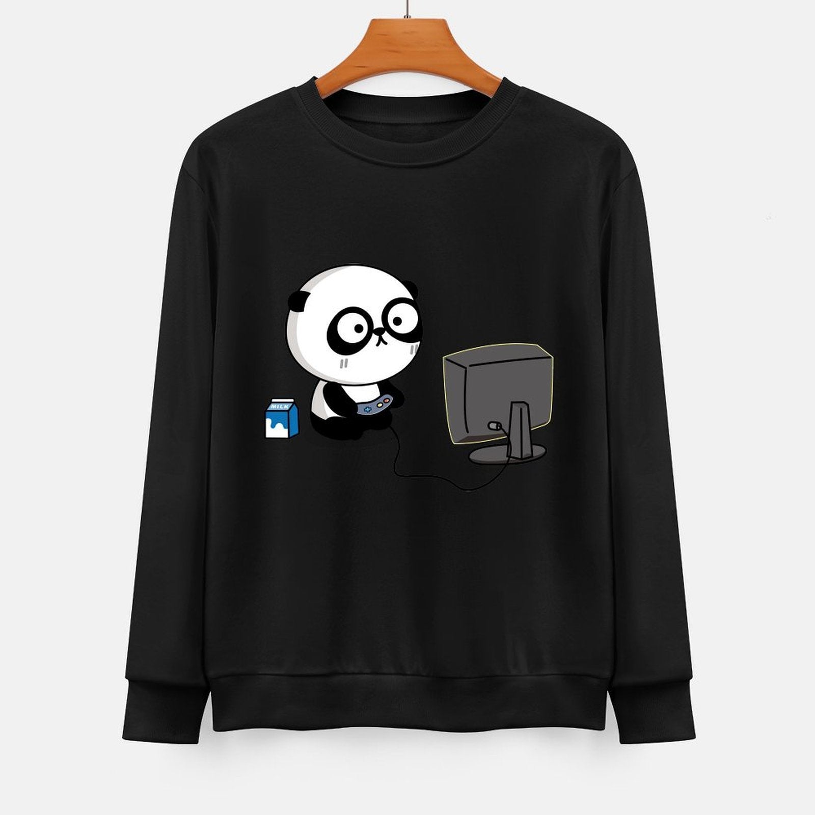  Front Patterned Long Sleeve TopCasual RegularFit