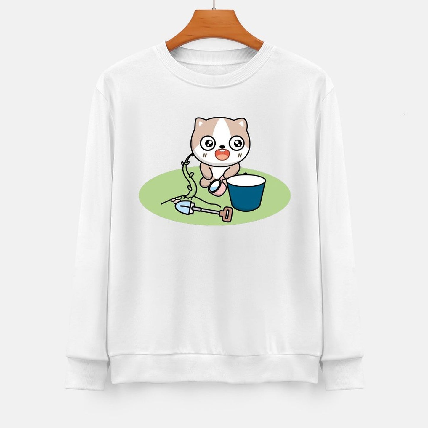 Front Patterned Long Sleeve TopSmooth Outdoor