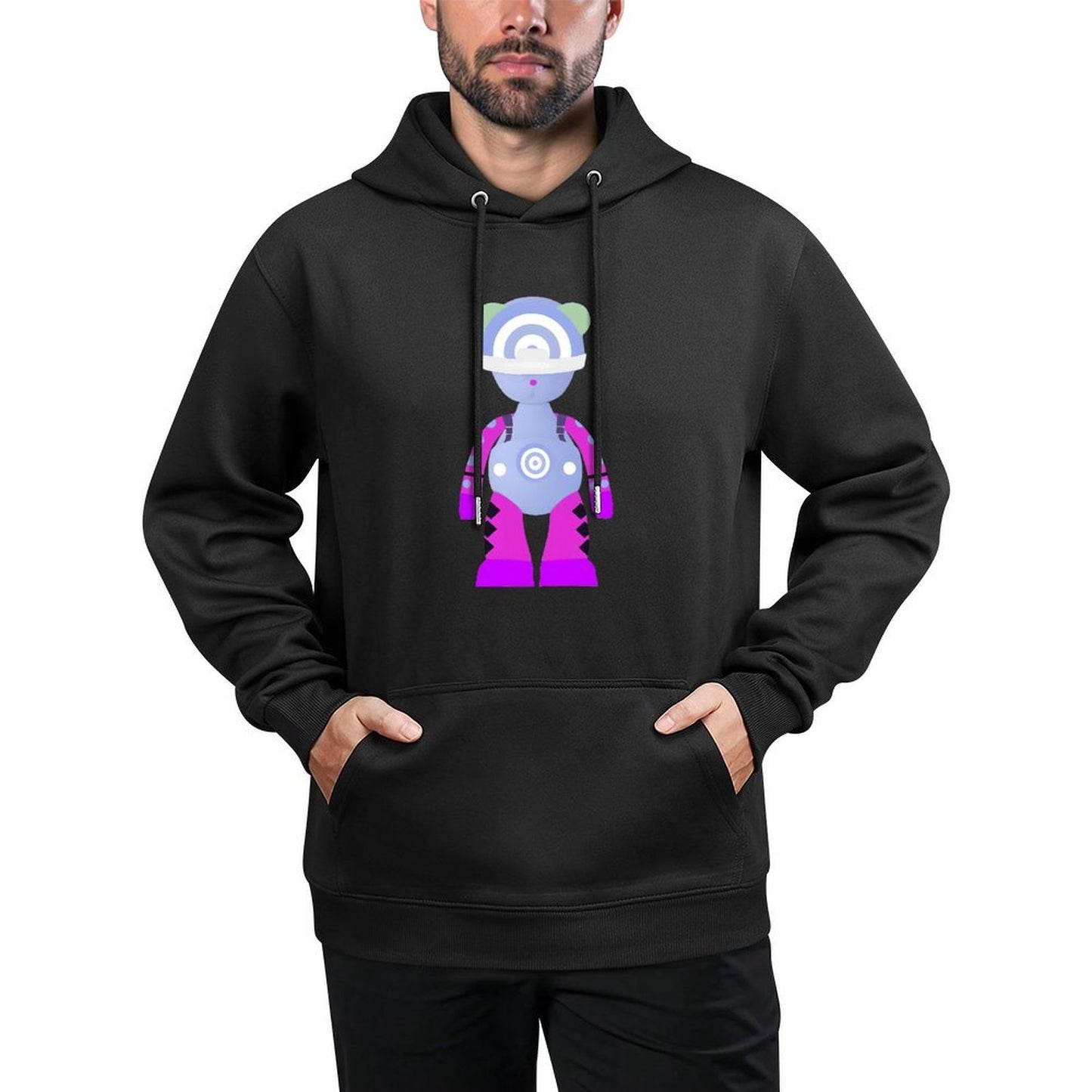 Hoodie Front PatternRetro Outdoor