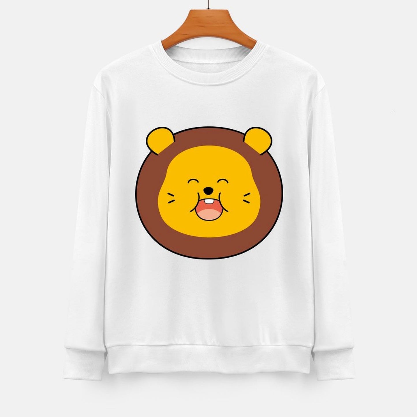 Front Patterned Long Sleeve TopStreet