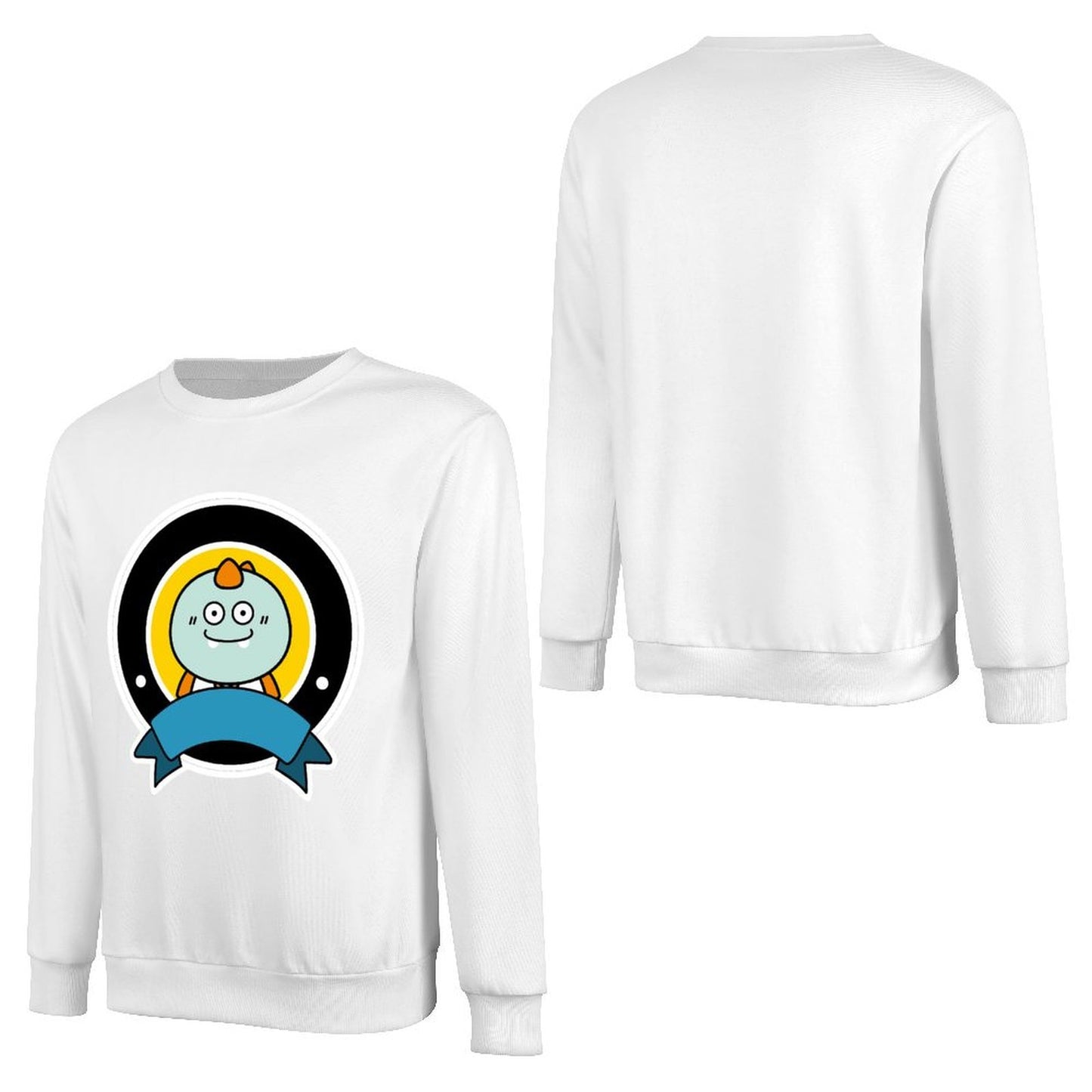 Front Patterned Long Sleeve TopSleek Standard