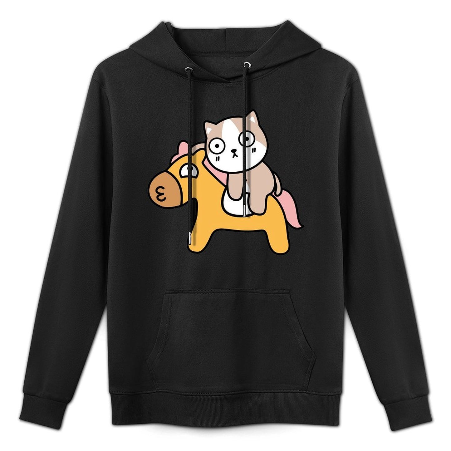 Solid Indoor Front Graphic Hoodies