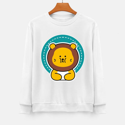 Front Patterned Long Sleeve TopClassic Sharp