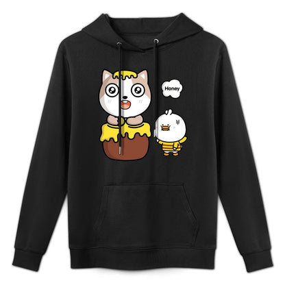 Eco / Sustainable Relaxed Front Graphic Hoodies