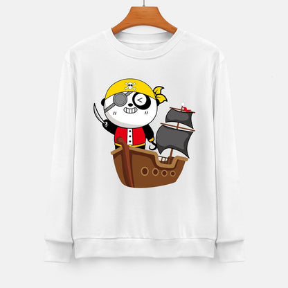 Front Patterned Long Sleeve TopNeat Relaxed Fit