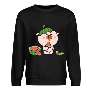 Front Patterned Long Sleeve TopRelaxFit Soft-Touch