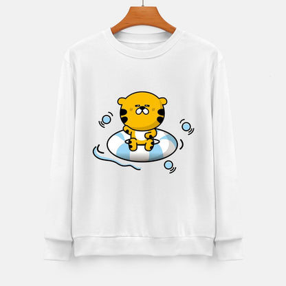 Front Patterned Long Sleeve Top ActiveWear SoftWear