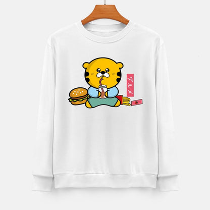 Front Patterned Long Sleeve TopDurable Series