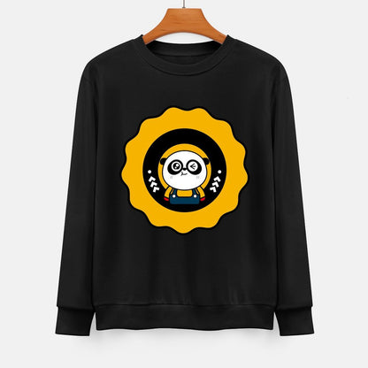 Front Patterned Long Sleeve TopClean Edges High-Quality