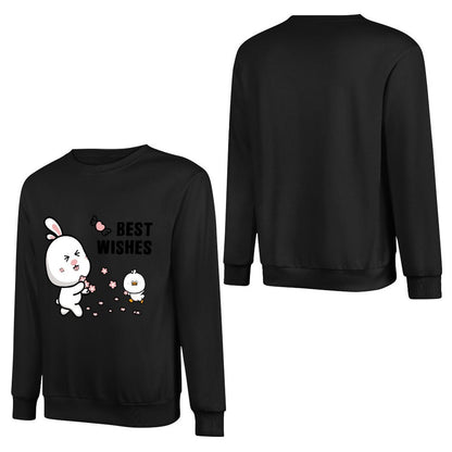 Front Patterned Long Sleeve TopCleanCut Tear-Resistant