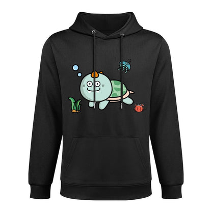 Basic EssentialFit Front Graphic Hoodies