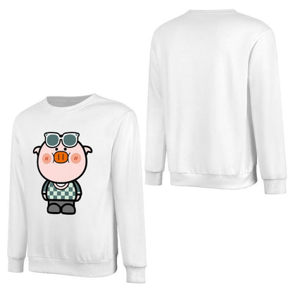 Front Patterned Long Sleeve TopPocket Tee Classic Fit