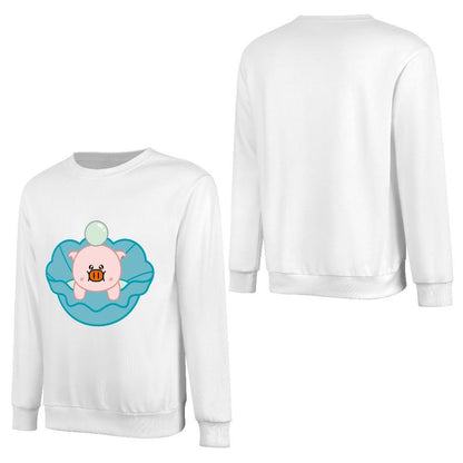 Front Patterned Long Sleeve TopWeekend Relaxed