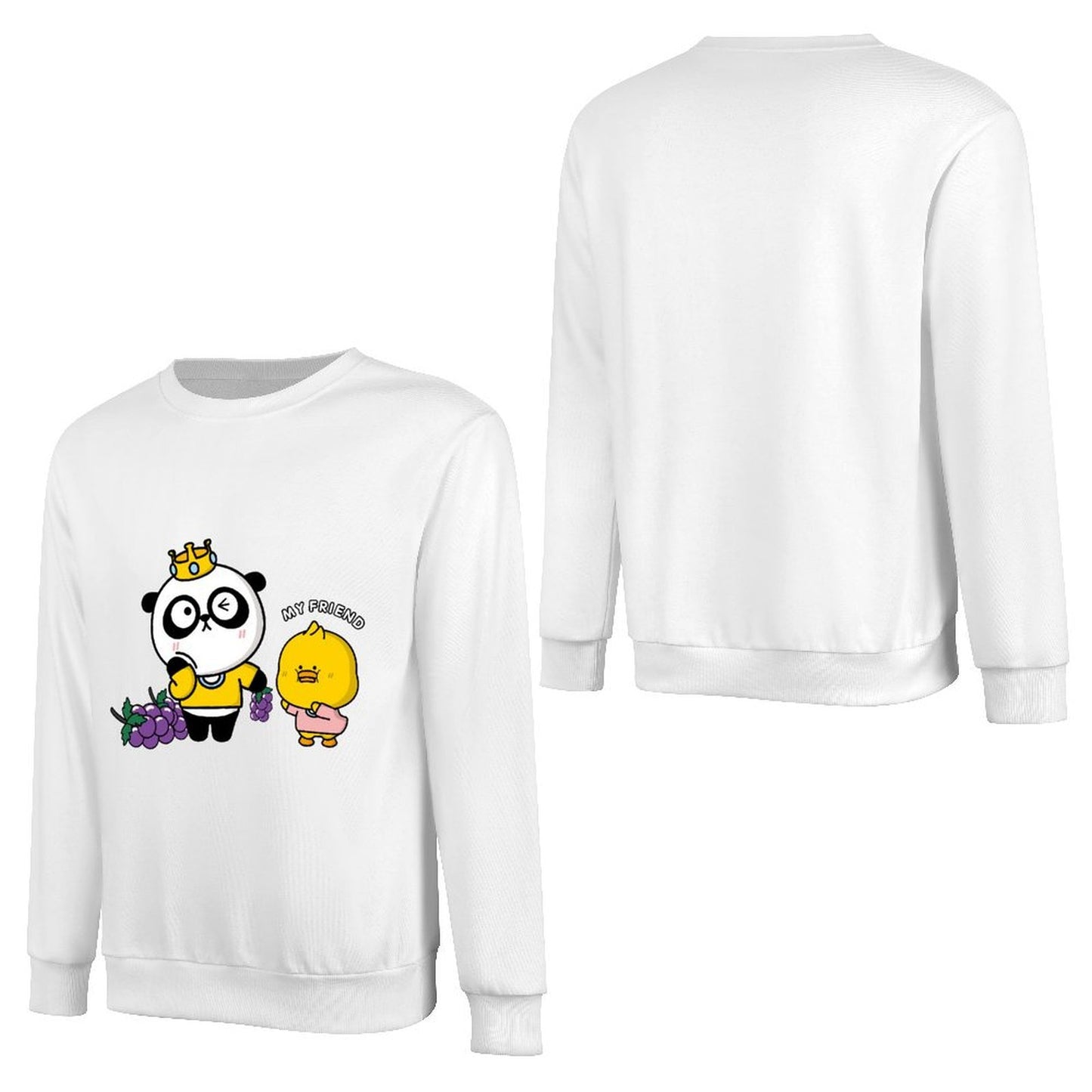 Front Patterned Long Sleeve TopComfortSeries SimpleFit