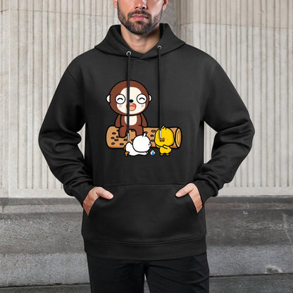 Chill Clean Edges Front Graphic Hoodies